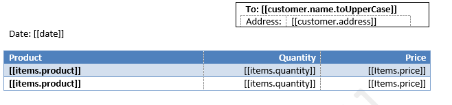 Invoice resized