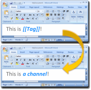 Templater example: a channel