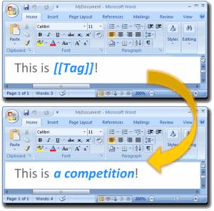 Templater example: a competition