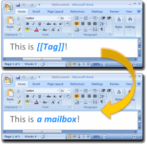 Templater example: a mailbox