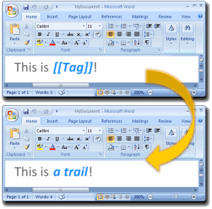 Templater example: a trail