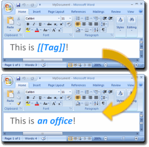 Templater example: an office